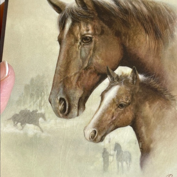 horse cedar jewelry box EUC - Picture 1 of 8